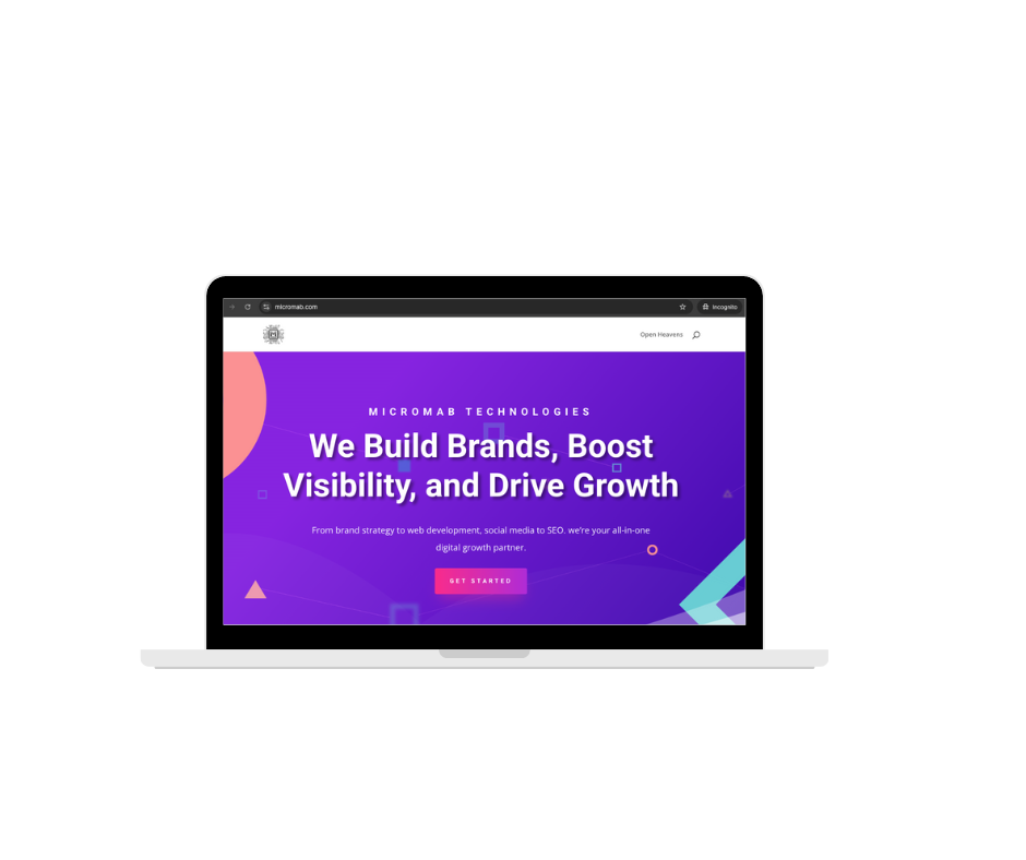 micromab.com, home page